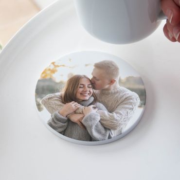 Custom Photo Round Ceramic Coaster