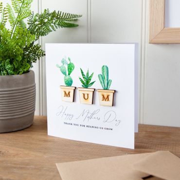 Happy Mother's Day Cactus Card