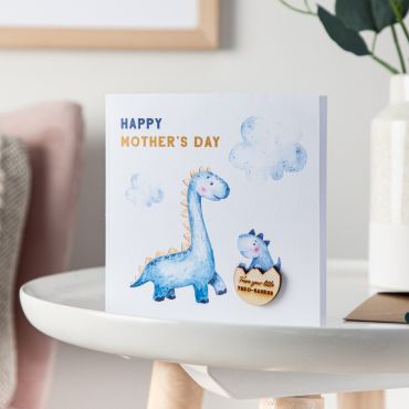 Little Dinosaur Mother's Day Keepsake Card