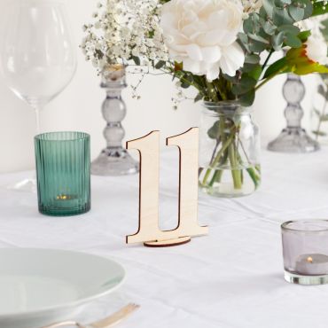 Free Standing Wooden Table Numbers