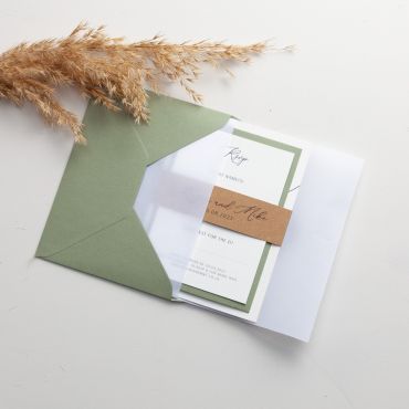 Simple Elegance Wedding Invitation Suite - Sample Pack