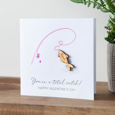 'You're a Reel Catch!' Couples Keepsake Card