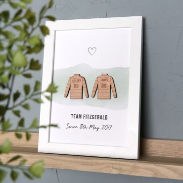 Rugby Character Couples Print
