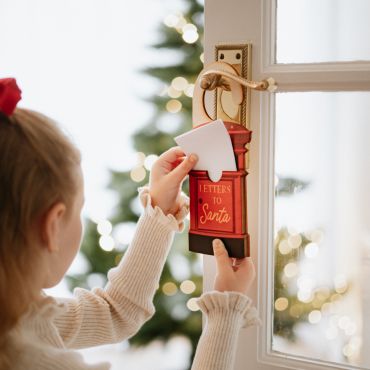 Postbox Style Letter to Santa Door Hanger