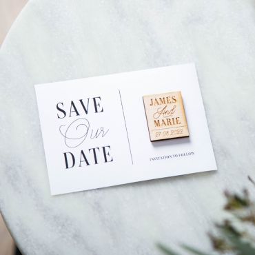 Save our Date Magnet Keepsake Card