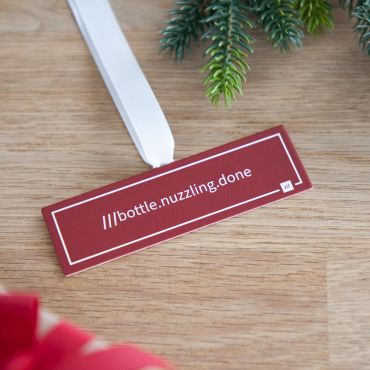 what3words Hanging Christmas Decoration
