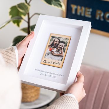 Personalised Wooden 'Instant Photo' Framed Print