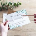 Green Eucalyptus 'Pencil Us In' Save The Date
