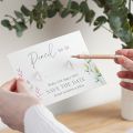 Wildflowers 'Pencil us in' Save the Date