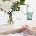 Green Eucalyptus Table Number Cards