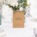 Green Eucalyptus Table Number Cards