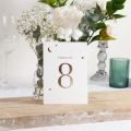 Moon & Stars Foiled Bold Table Number Cards