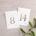 Moon & Stars Foiled Bold Table Number Cards