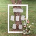 Green Eucalyptus Vellum Wedding Table Plan Cards