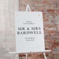 Moon & Stars Personalised Wedding Welcome Sign