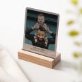 Metal Photo Print with Wooden Stand
