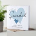 Blue Hearts Love You Father's Day Card