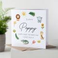 Illustrated Animals First Father's Day Card