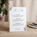 Meadow Small Printed Wedding Menu Signs