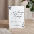 Meadow Small Printed Wedding Signs