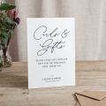 Modern Elegance Small Printed Wedding Signs