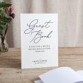 Modern Elegance Small Printed Wedding Signs