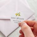 Sicily Save the Date Printed Wedding Stickers