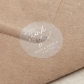 Autograph Thank You Foiled Wedding Stickers