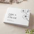 Blossom Personalised Names Wedding Guest Book