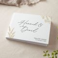 Meadow Personalised Names Wedding Guest Book