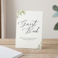 Olive Personalised Names Wedding Guest Book
