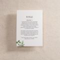 Green Eucalyptus Printed Invitation RSVP Card