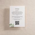 Green Eucalyptus Printed Invitation Details Card