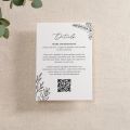 Meadow Printed Invitation Details Card