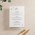 Scattered Hearts Printed Invitation Details Card