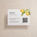 Sicily Printed Invitation RSVP Card