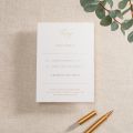 Modern Elegance Foiled Invitation Details Card