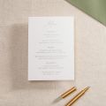 Modern Elegance Foiled Invitation Details Card