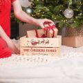 Illustrated Santa Sleigh Christmas Eve Crate
