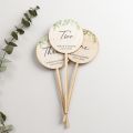Green Eucalyptus Round Table Number Signs