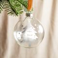 Family Christmas Tree Foiled Glass Bauble