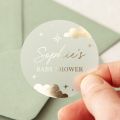 51mm Celestial Foiled Baby Shower Stickers