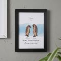 Personalised Penguins Couples Print