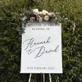 Simple Elegance Personalised Wedding Welcome Sign