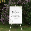 Wildflowers Personalised Wedding Welcome Sign
