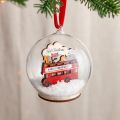 London Bus First Christmas Personalised Bauble