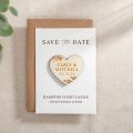 Meadow Save the Date with Heart Magnet