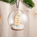 Metallic Family Christmas Tree Bauble