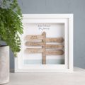 'Our Journey' 3D Personalised Signpost Frame