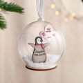Penguin First Christmas Baby Details Bauble